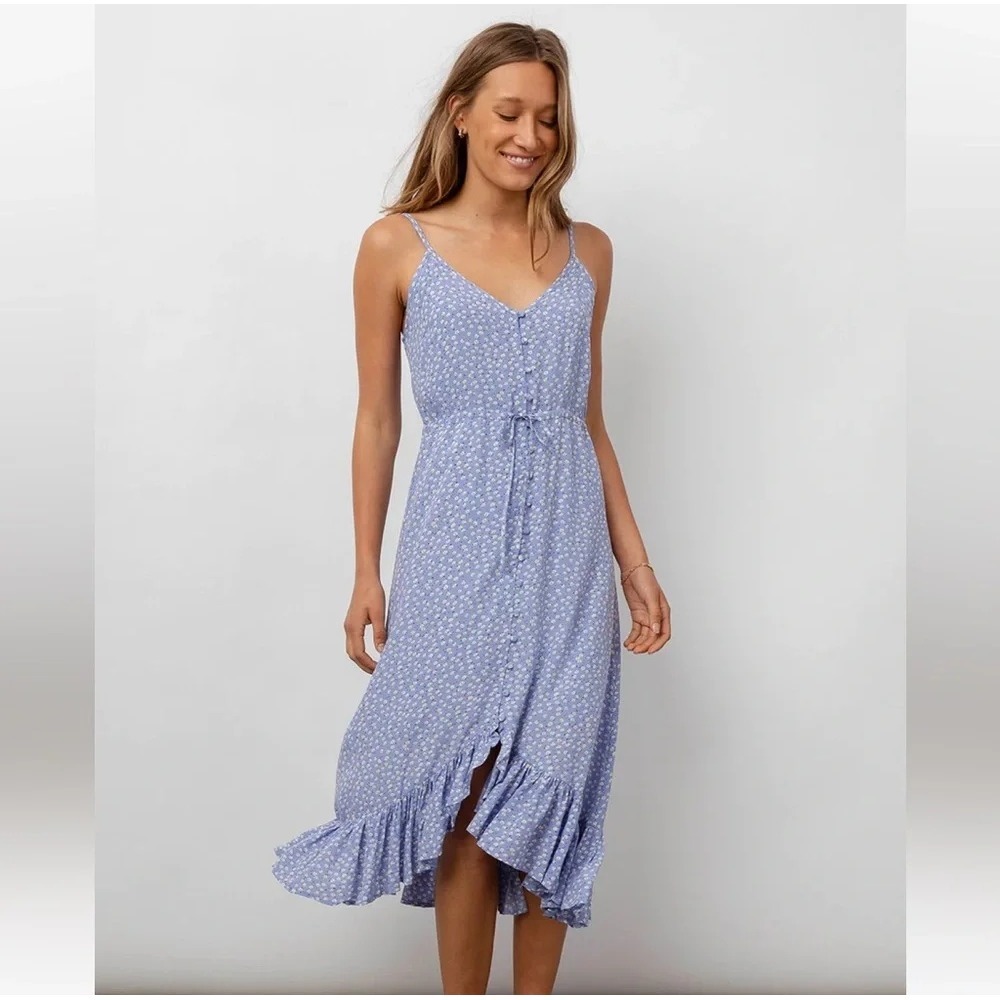 rails Frida Dress women S Sky Blue Daisies prairie cottage milkmade bloomcore